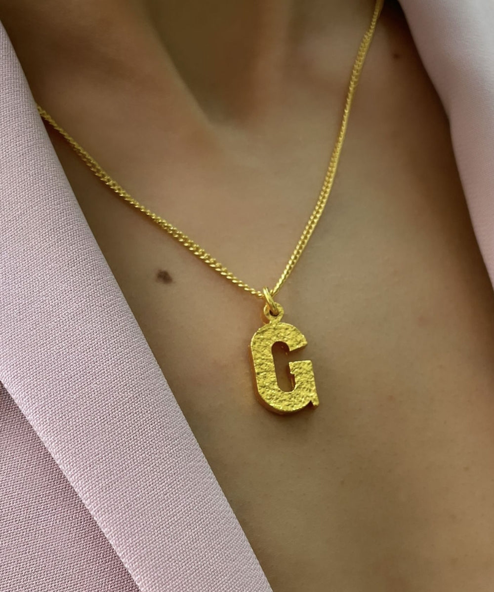 Minimalistic Initial Necklace