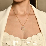 Diamond Initial Necklace