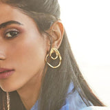 MAIA SETHNA - Fluid Double Wave Earring