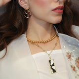 MAIA SETHNA - Fluid Double Wave Earring