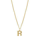 RAASHI SOOD - Minimalistic Initial R Necklace
