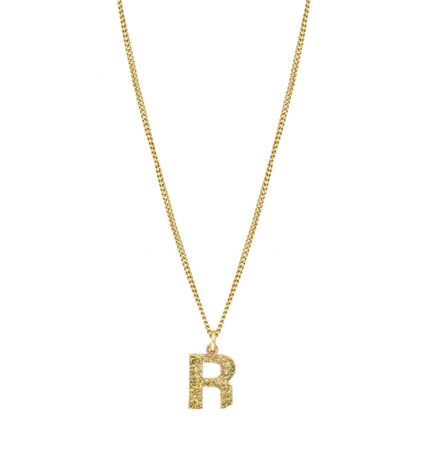 RAASHI SOOD - Minimalistic Initial R Necklace