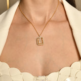 Diamond Initial Necklace
