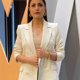 RAASHI SOOD - Minimalistic Initial R Necklace