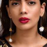 BAROQUE Pearla Needle Thread Earring