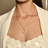 Diamond Initial Necklace